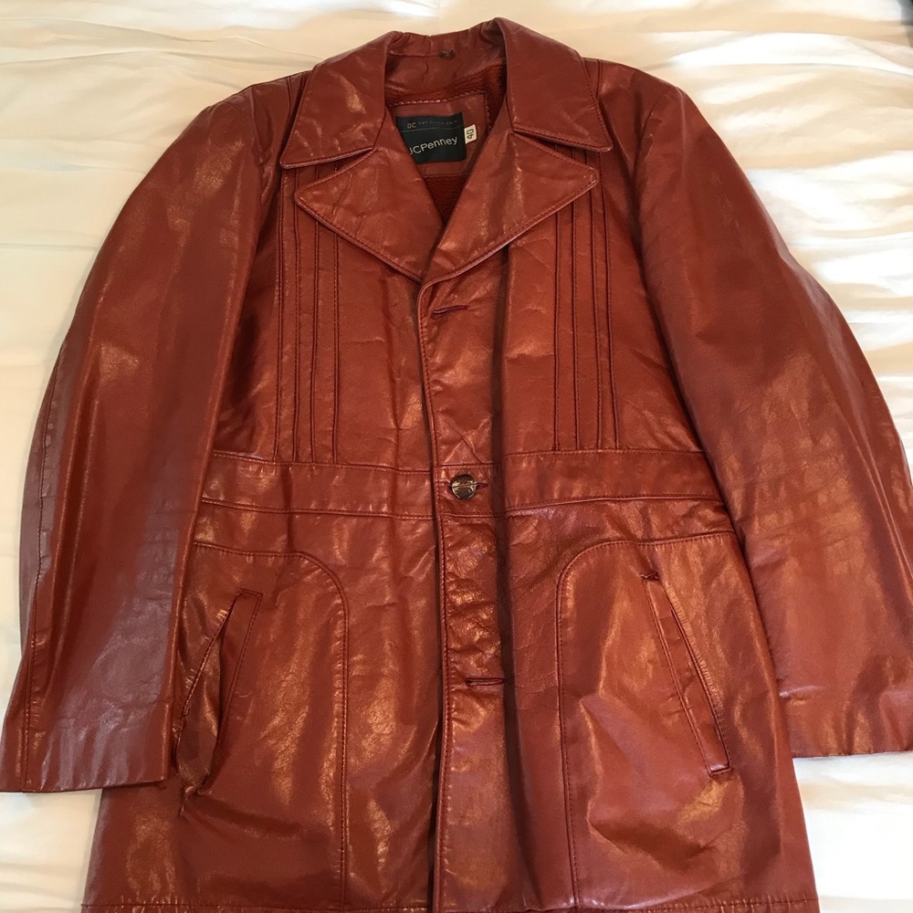 Vintage leather jacket JC Penny
